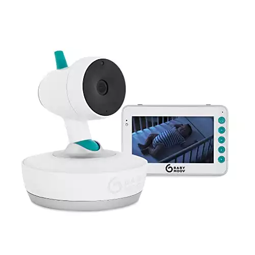 Babyphone Vidéo Motorisé 360 - Mode VOX qui bloque les ondes - Babymoov