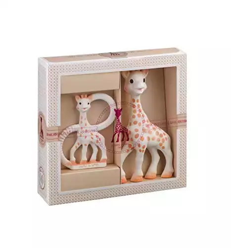 Coffret Cadeau Naissance Sophie la girafe + Anneau de Dentition