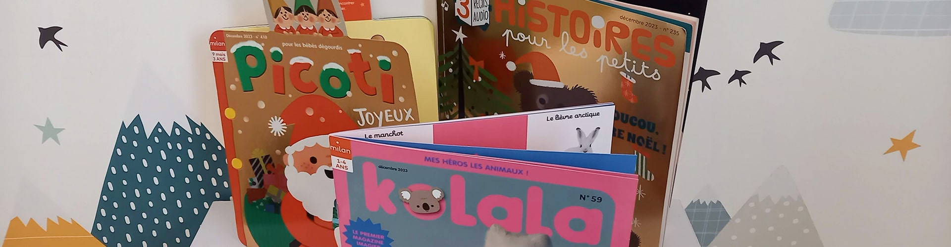 Meilleurs magazines pour enfant de 2 et 3 ans pour Noël