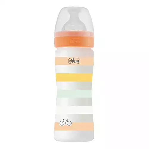 Biberon avec tétine physio anti-colique - 250 ml, débit moyen