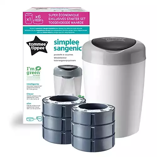 Tommee Tippee Plastique Poubelle à Couches Simplee