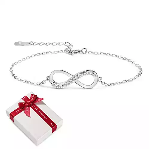 Bracelet en argent : symbole infini pour la Saint Valentin