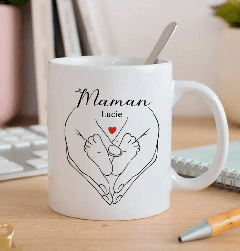 Mug personnalisé pour souhaiter un bonne fête à votre Maman