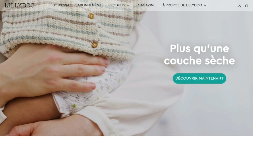 Comparatif couche Lillydoo