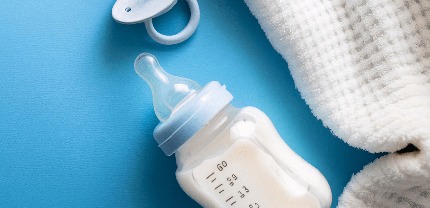 Préparation lait bébé