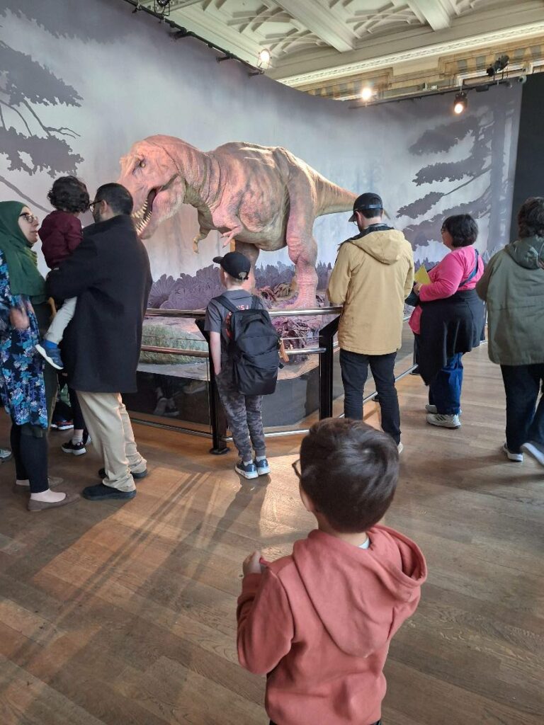 Musée d'histoire naturelle de Londres en famille