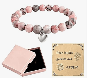 Cadeau bracelet fin d'année ATSEM