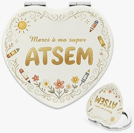 Cadeau miroir fin d'année ATSEM