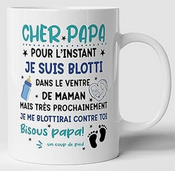 Mug bébé fête des papas