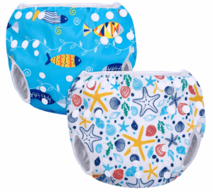 Couche de bain bébé lavables pour piscine et plage